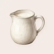 Lait à l'aquarelle